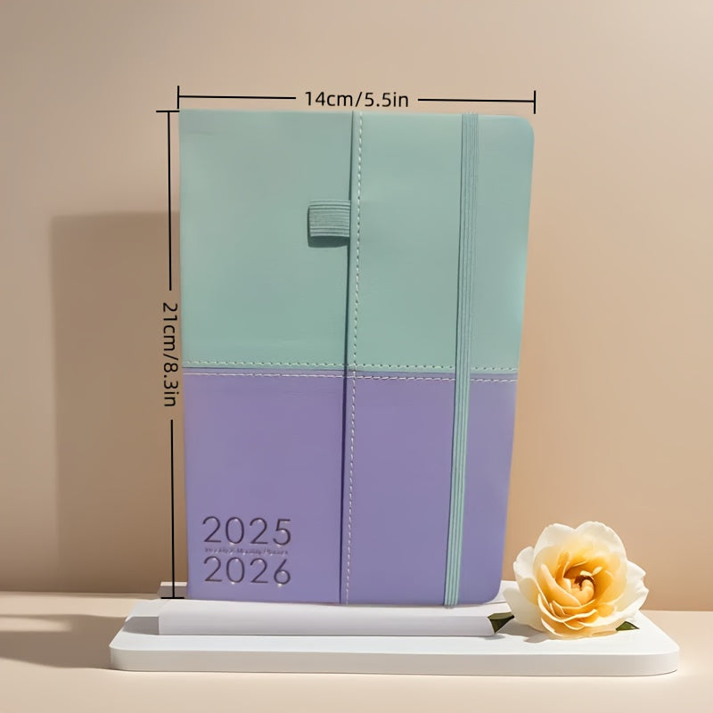 Dikke zakelijke planner 2025 | Agenda | Dagplanner met tijdschema en 365 pagina’s