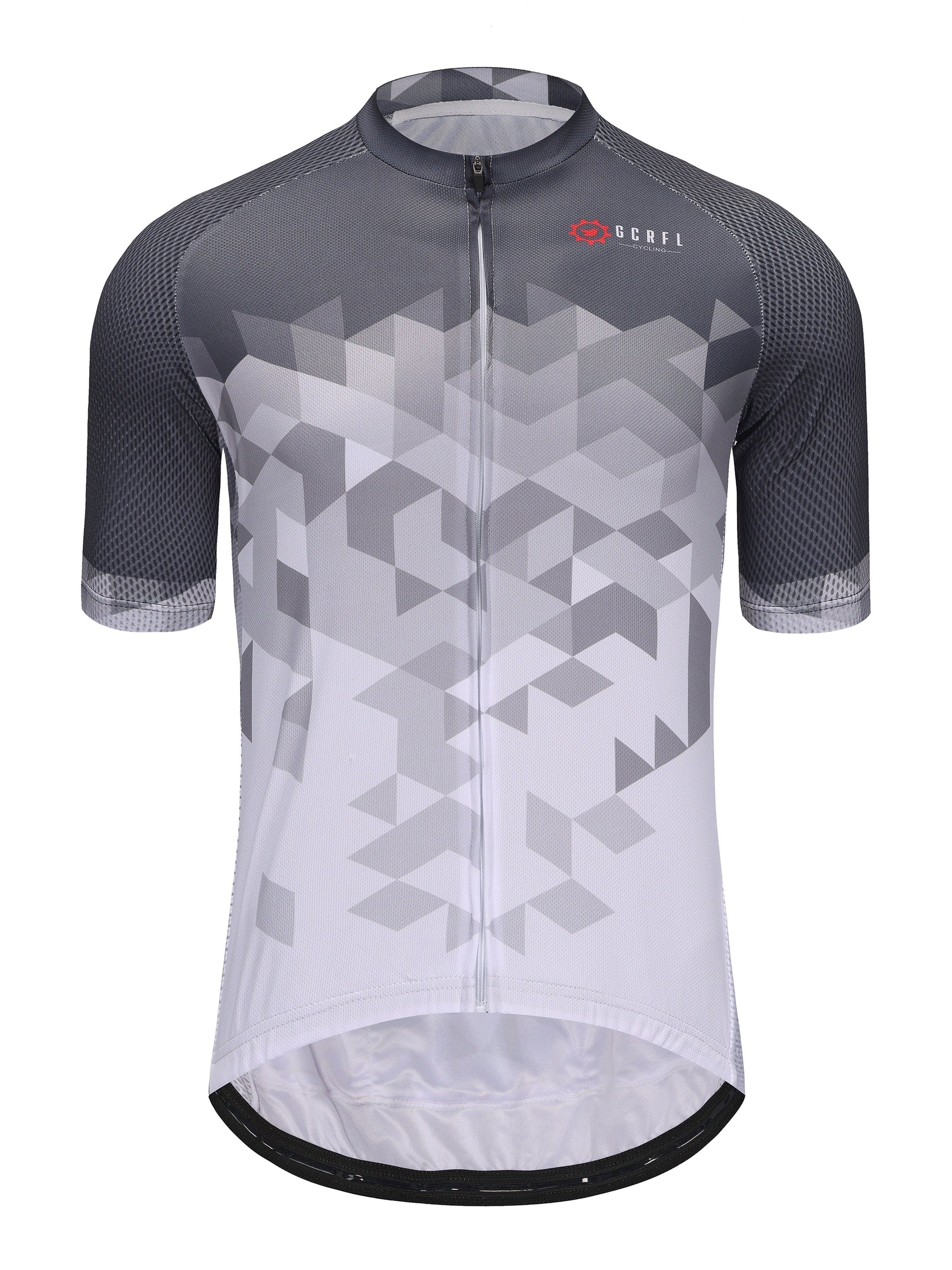 Contrastrijk patroon wielershirt | Wielerkleding | Prestatiegericht Fietsjersey