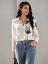 Elegant Floral Print Dames Blouse | Duurzaam - Must-Have - Stijlvol & Comfortabel - Lente/Zomer/Herfst