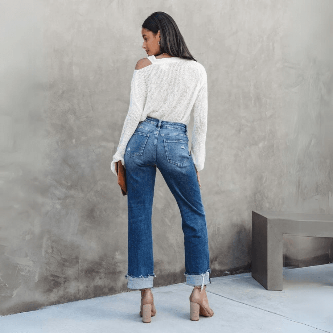 Stijlvolle Damesjeans – De Perfecte broek voor comfort en stijl - Visconte