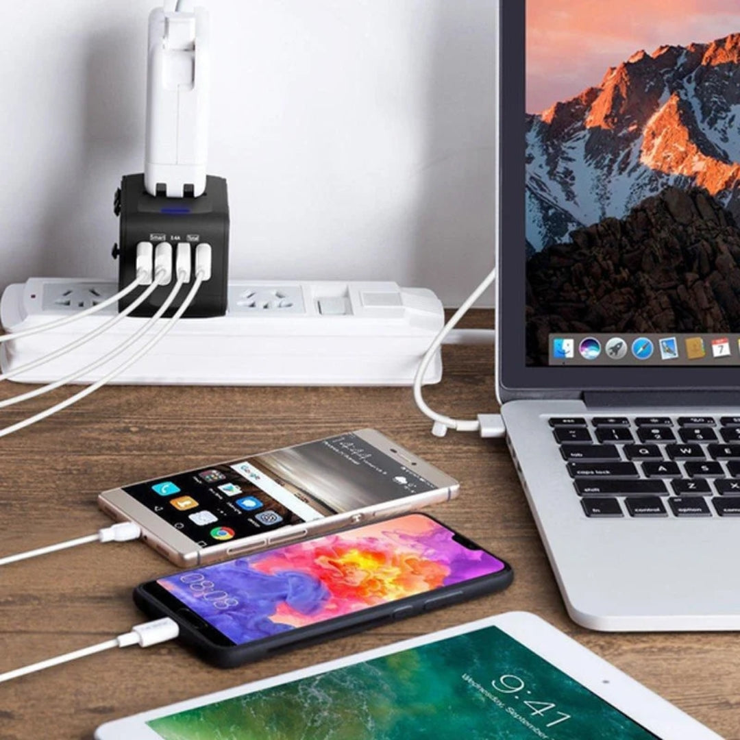Reisstekker - Universele Reisadapter met USB-C