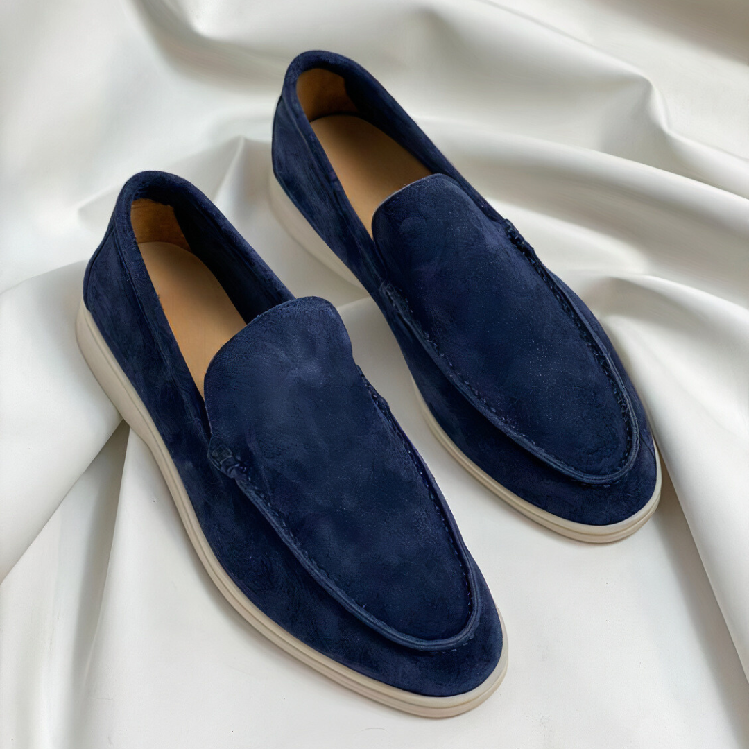 Vintage Heren Leren Loafers