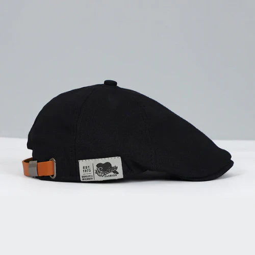 Verstelbare Elegante Baret voor Mannen – Wolmix, Tijdloos Design, Meerdere Kleuren