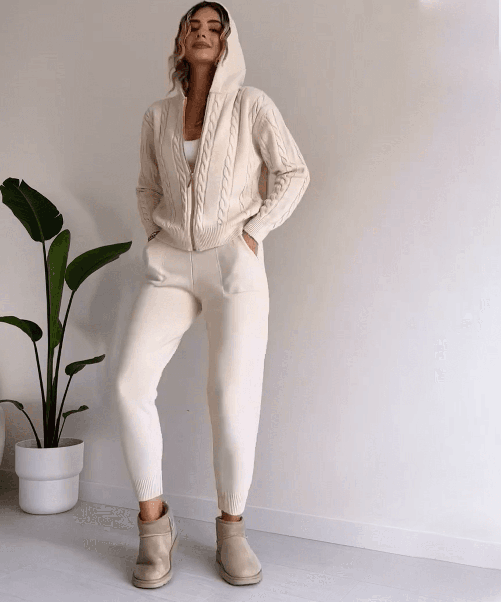 Dames outfit vest en broek - Visconte