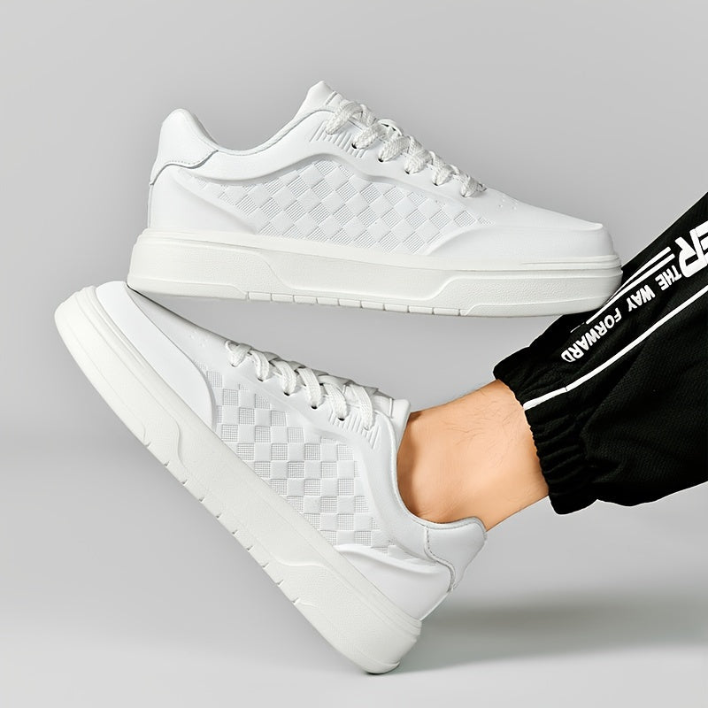 Lage Streetwear Sneakers Geruit 194 | Duurzame Lage Sneakers - Antislip Zool voor Wandelen & Reizen - Essential