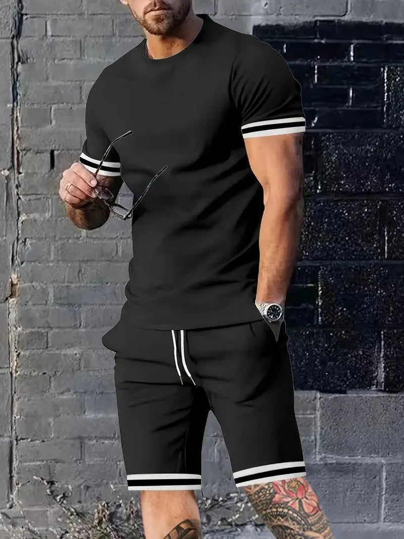 Heren Sportieve Set T-shirt met korte broek - Visconte