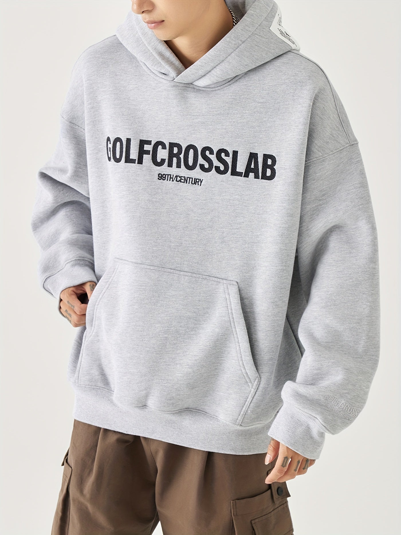 Golf Cross™ X LAB | Hoodie met Geborduurd Logo Heren | Loose fit | Klassieke stijl - Casual en veelzijdig - Warm en comfortabel