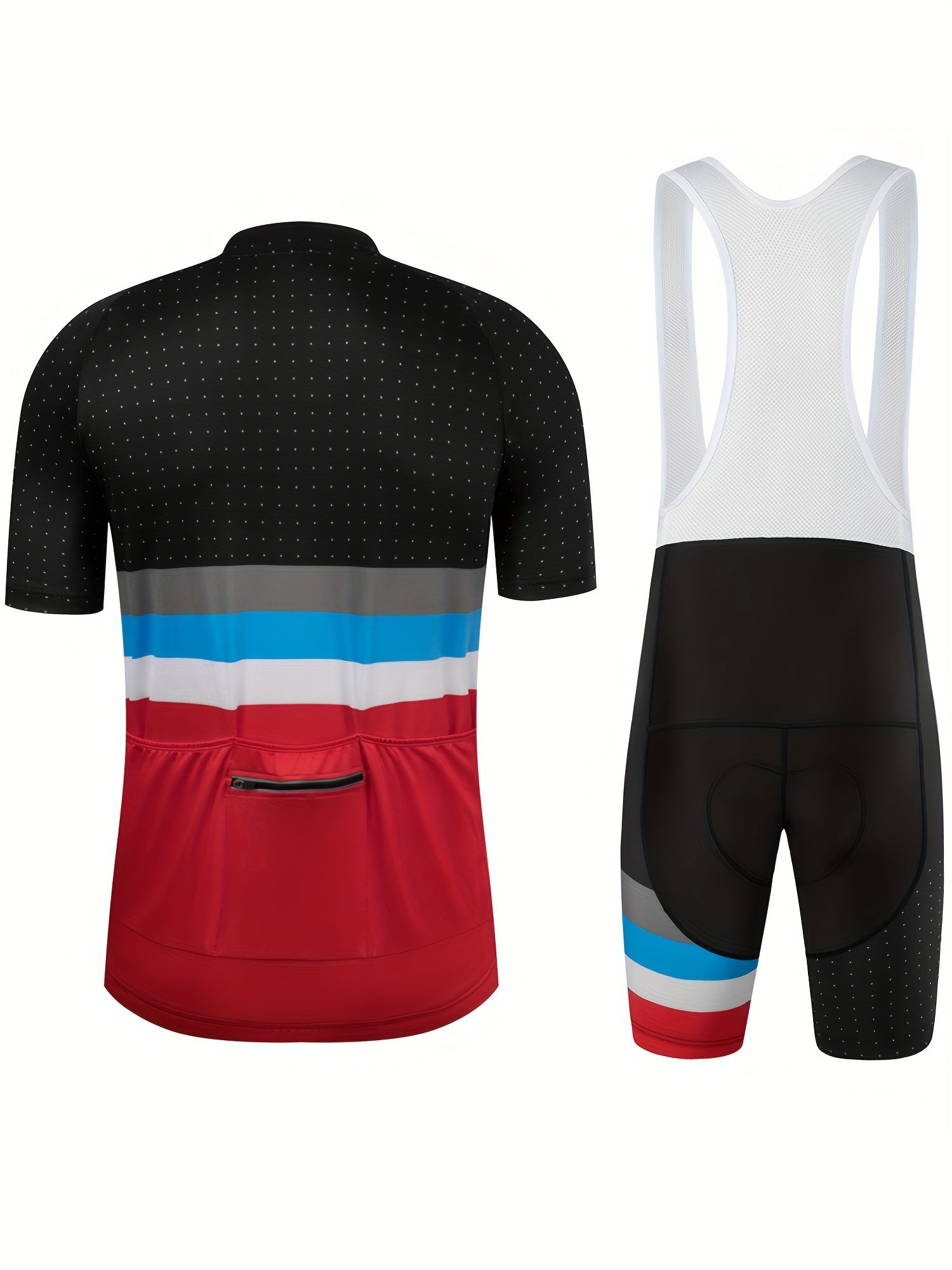 Gestreept performance wielershirt | Wielerkleding | Competitief Fietsjersey