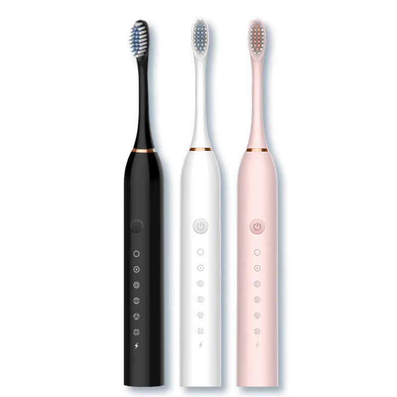 Oplaadbare Sonische Tandenborstel | Stil & Krachtig | 8 Opzetborstels | USB