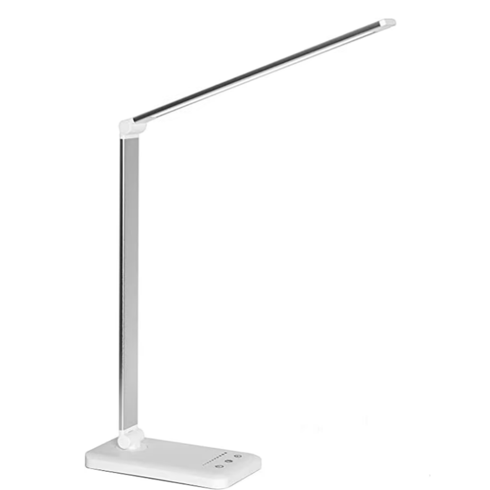 LED Desk Lamp - Tafellamp met USB Oplaadpoort, 5 Lichtstanden en Helderheidsniveaus