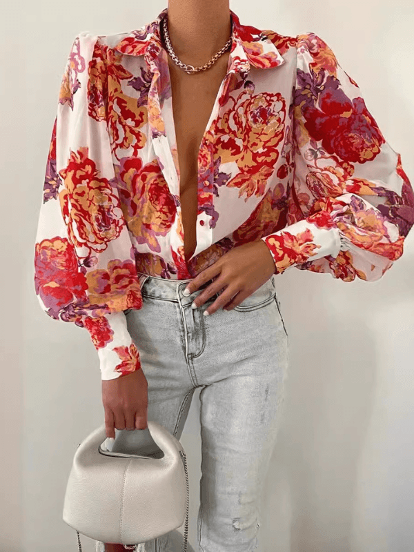 Stijlvolle Dames Blouse met Print - Visconte