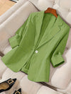 Visconte | Dames Blazer | Lichtgewicht stof, single-breasted, 3/4 mouw, elegante casual jas voor dagelijks gebruik