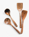 Teak Wooden Kitchen Utensils Set