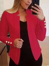 Visconte | Dames Blazer | Polyester, lange mouwen, effen kleur, loose fit, kantoor en casual blazer