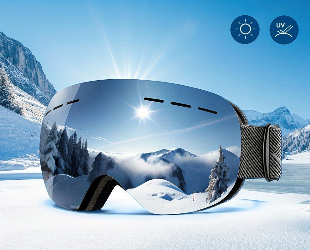 Ski & Snowboard Bril 25’ - Polarized Lens - Dubbellaags- Ventilerend - AlpineGlide - TP - Essential