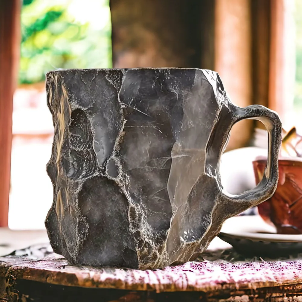 Lina | Hars Stenkop Mok – Elegante Handgemaakte Drinkervaring