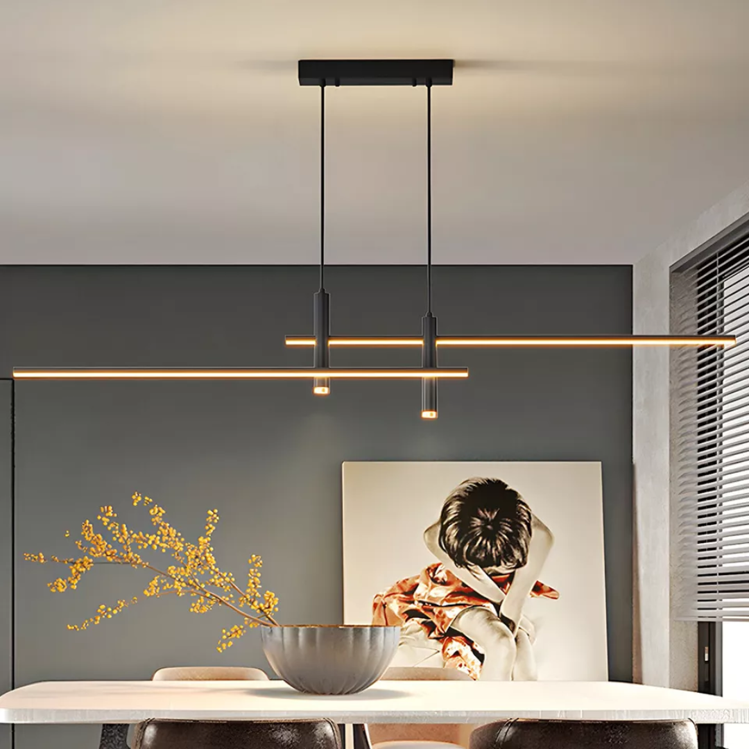Juvo | Stijlvolle Designlamp | Minimalistisch Ontwerp | Dimbare LED Verlichting | Verstelbare Hoogte | Geschikt voor Eetkamer | Ideaal voor Sfeervolle Tafels | Past Perfect in Elk Interieur