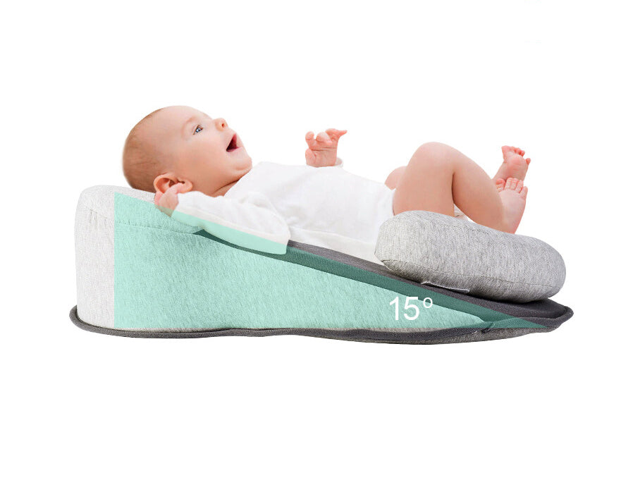 Anti-Reflux Verhoogd Baby Lounger – Ergonomisch Ligkussen voor Betere Spijsvertering en Rustige Slaap