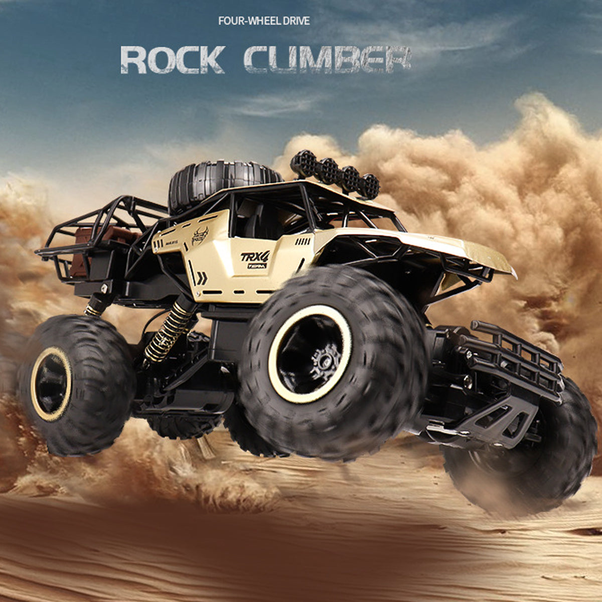 6-Wiel RC Monster Truck – Off-Road 1/12 Schaal Met Geavanceerde 2.4GHz Technologie en Hoge Snelheid