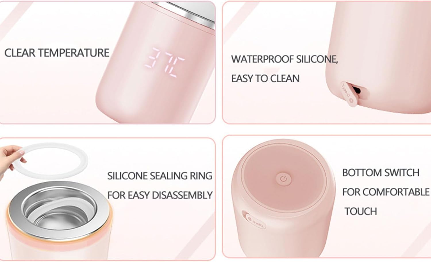 ThermoGo™ Flessenwarmer – Altijd perfecte voedingstemperatuur voor je baby!