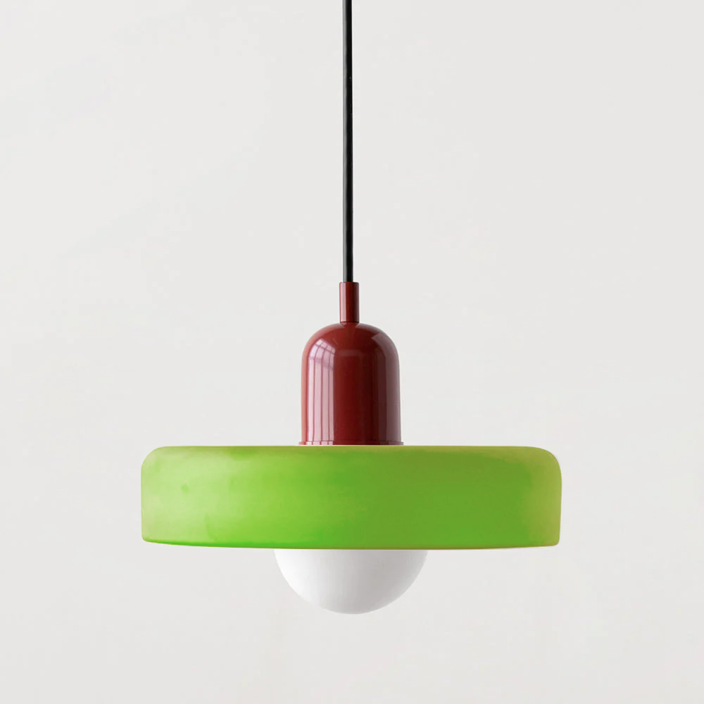 Bauhaus Hanglamp – Gekleurd Glas Stijlvol Design