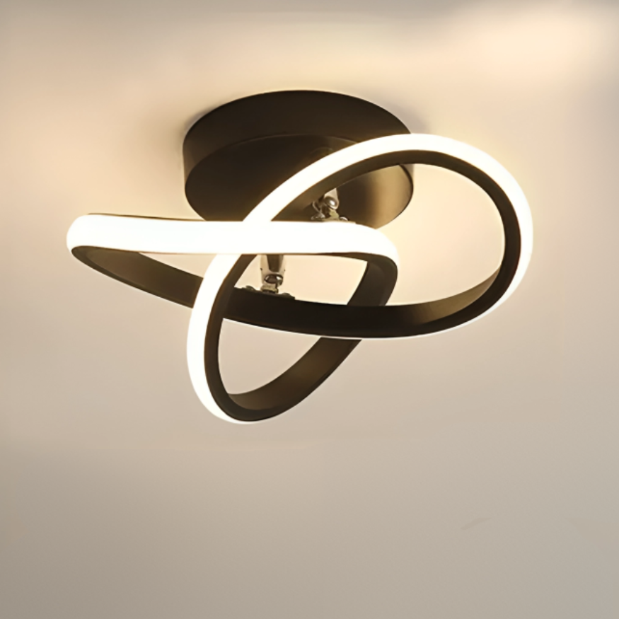 Moderne LED Plafondlamp - 2 Ringen Creatief Ontwerp