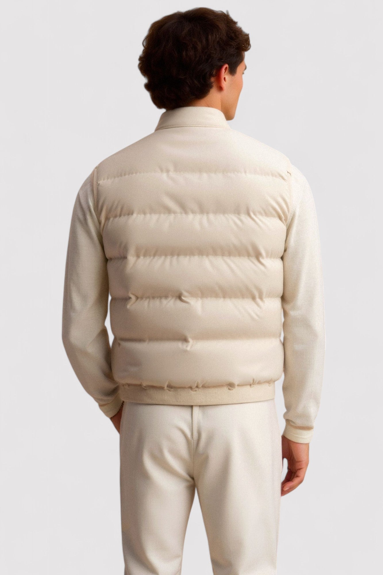 Hugo | Heren high business bodywarmer met opstaande kraag