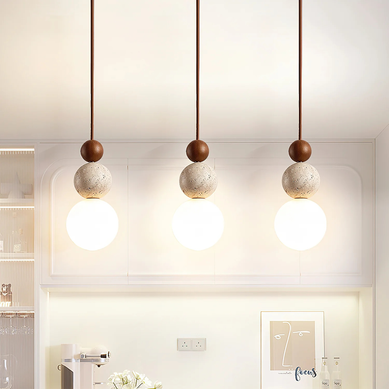 Travertin Wandlamp – Organische Warmte en Tijdloze Elegant