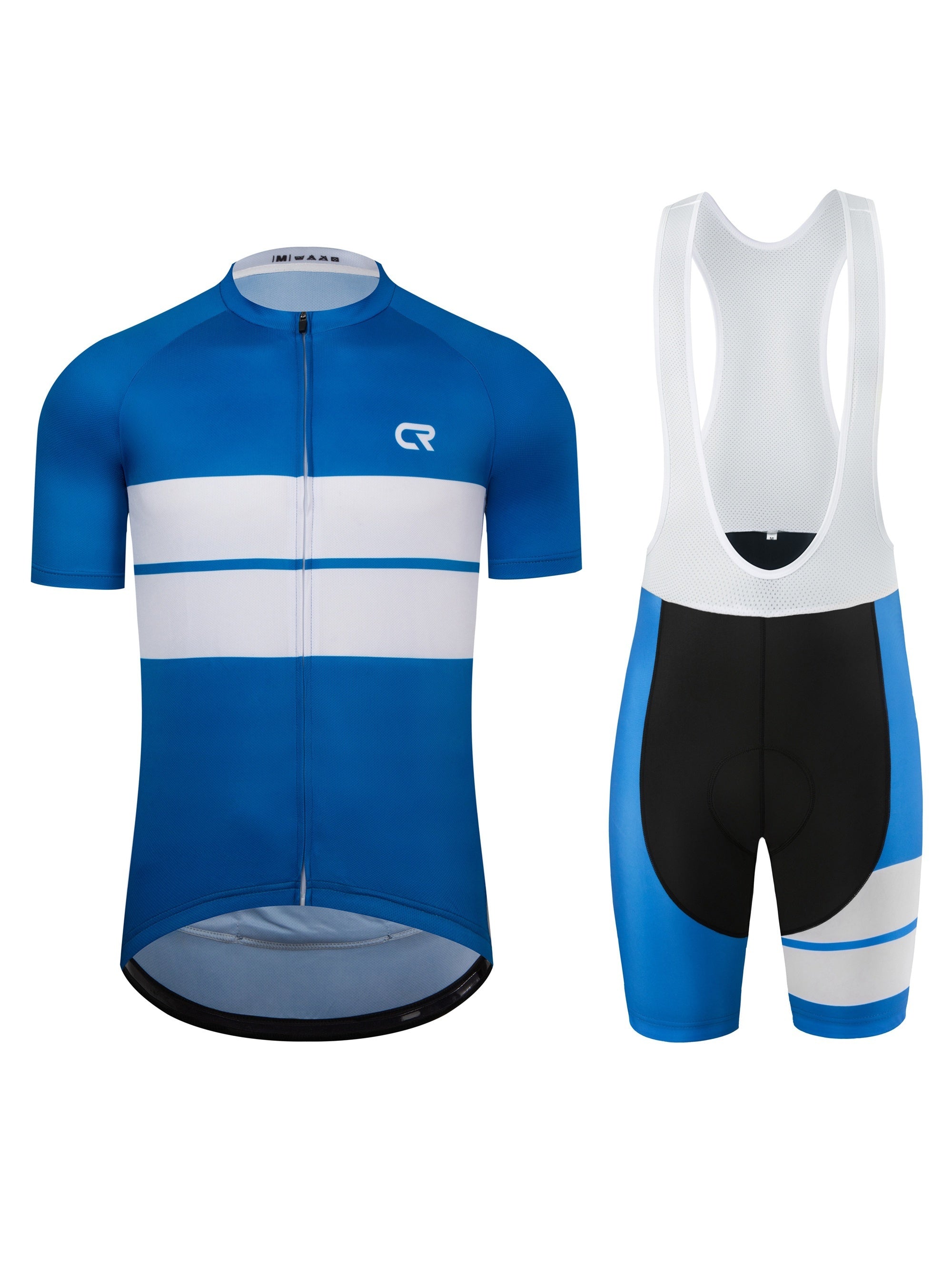 Gestreept performance wielershirt | Wielerkleding | Competitief Fietsjersey