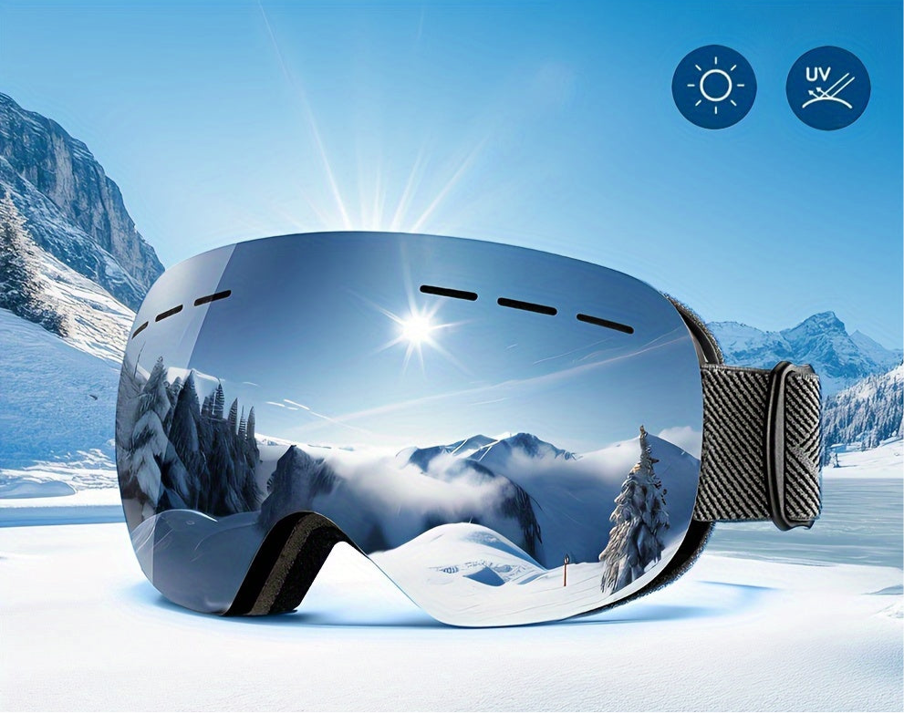 Ski & Snowboard Bril 25’ - Polarized Lens - Dubbellaags- Ventilerend - AlpineGlide - TP - Essential