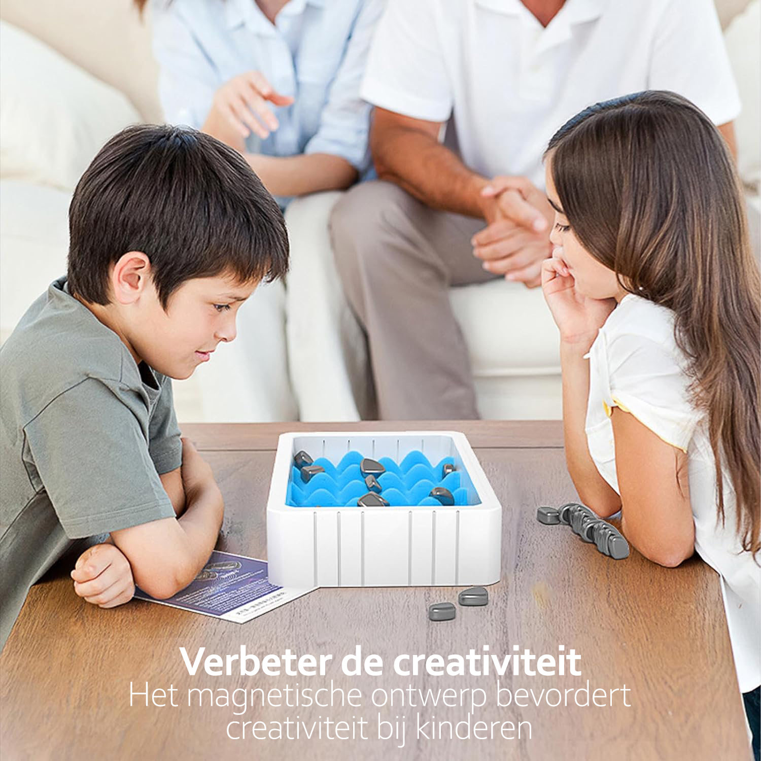 Leuk en leerzaam magnetisch schaakspel voor kinderen - interactief - draagbaar - strategisch denken - Huishoudmeester