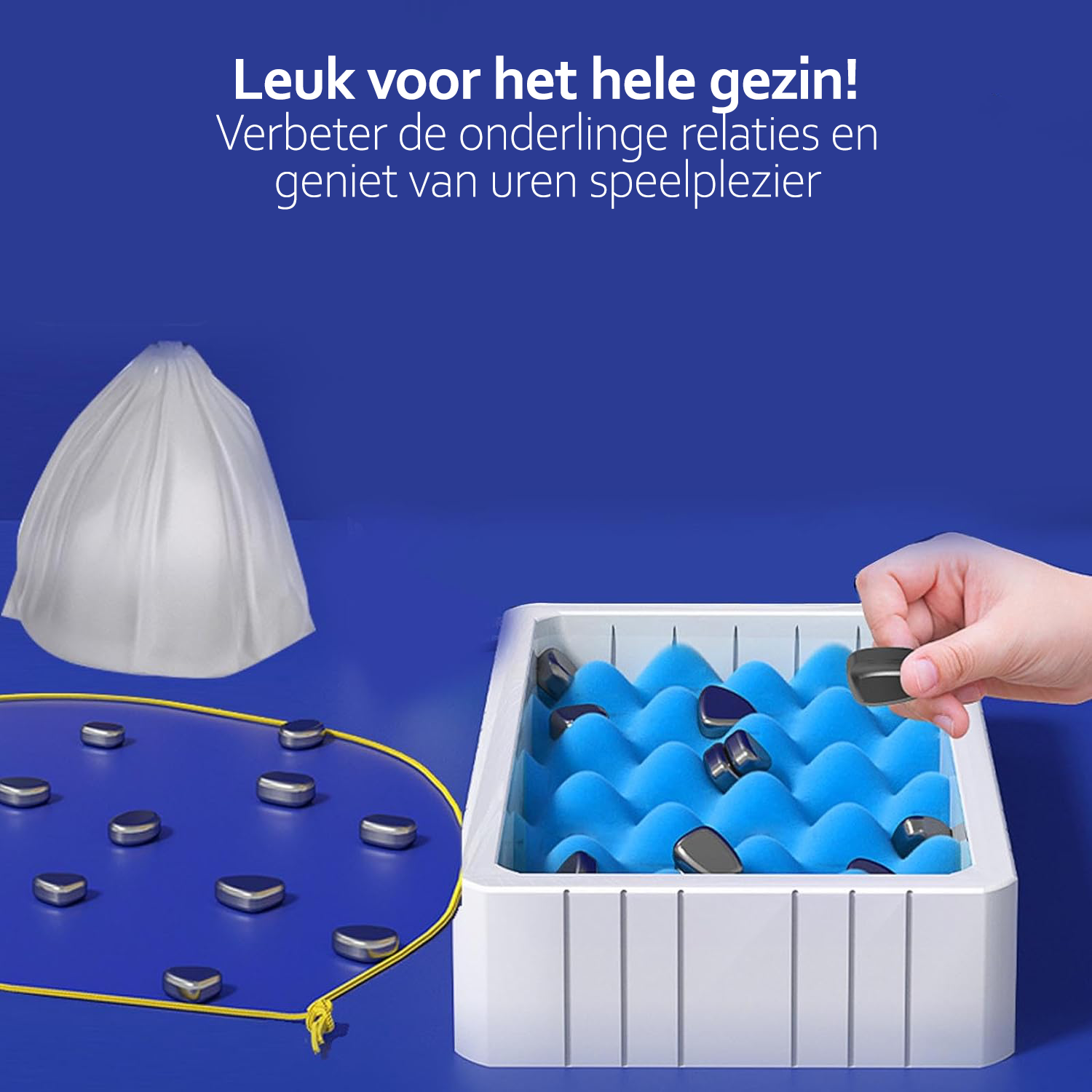 Leuk en leerzaam magnetisch schaakspel voor kinderen - interactief - draagbaar - strategisch denken - Huishoudmeester