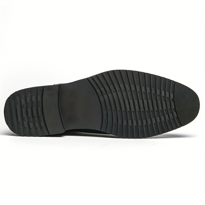 Hoge Lederen Enkelaarzen 481 | Trendy Hoge Laarzen - Antislip Zool voor Winter & Herfst - Essential