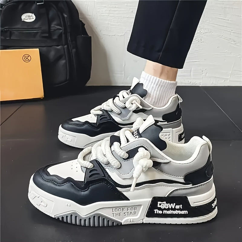 88 Wart Streetwear Sneaker Heren | Veelzijdige Low Top Schoen - Dikke Zool voor Alle Seizoenen - Essential