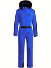 Waterdicht Ski- of Snowboardpak Jumpsuit Dames 439 | Jumpsuit met Warme Voering & Riem Detail - Essential- Nikcky