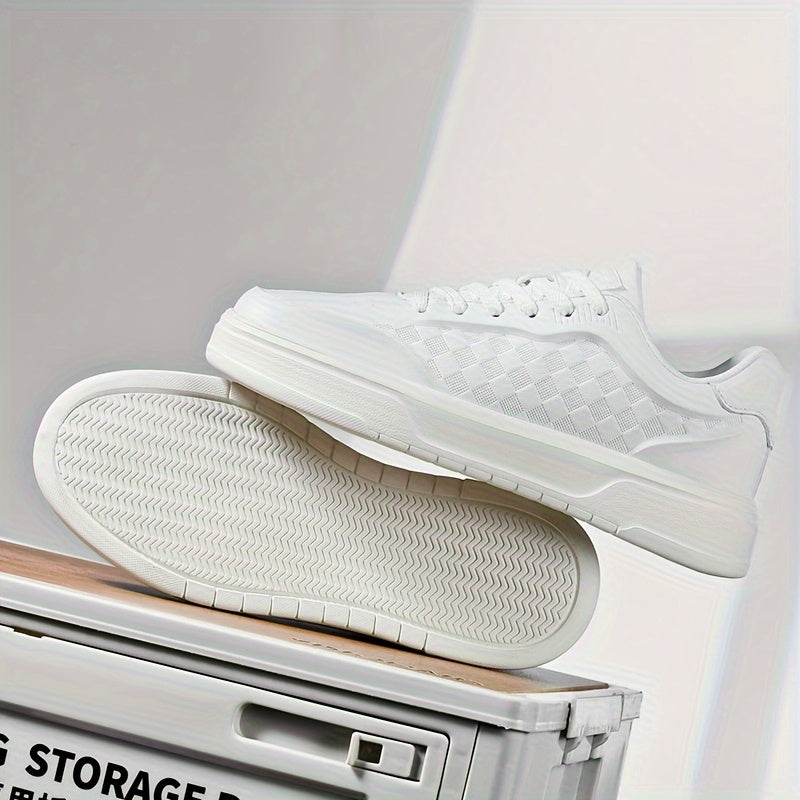 Lage Streetwear Sneakers Geruit 194 | Duurzame Lage Sneakers - Antislip Zool voor Wandelen & Reizen - Essential