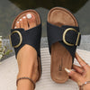 Britta | Orthopedische Slippers met Gesp en Elegante Stijl