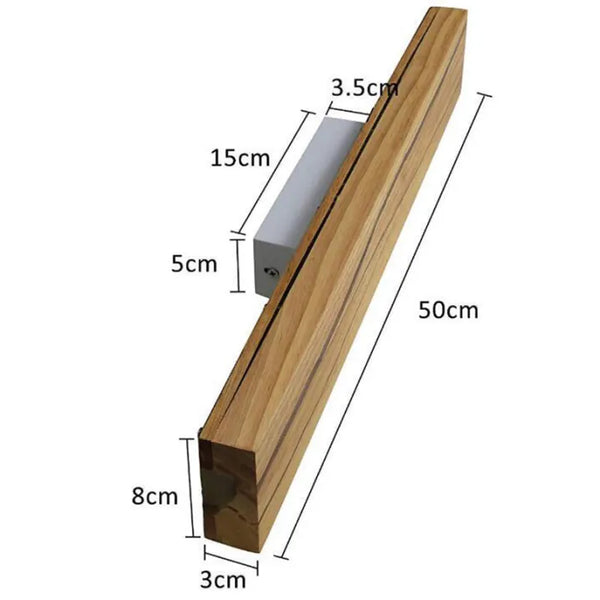 Moderne Wandlamp In de Vorm Van Een Scheur | Unieke Scheurvorm Wandlamp Houtpatroon | Warm Lichteffect | Eigentijds Design | Natuurlijk Accent Wandarmatuur | Geschikt voor Woonkamer, Slaapkamer, Gang