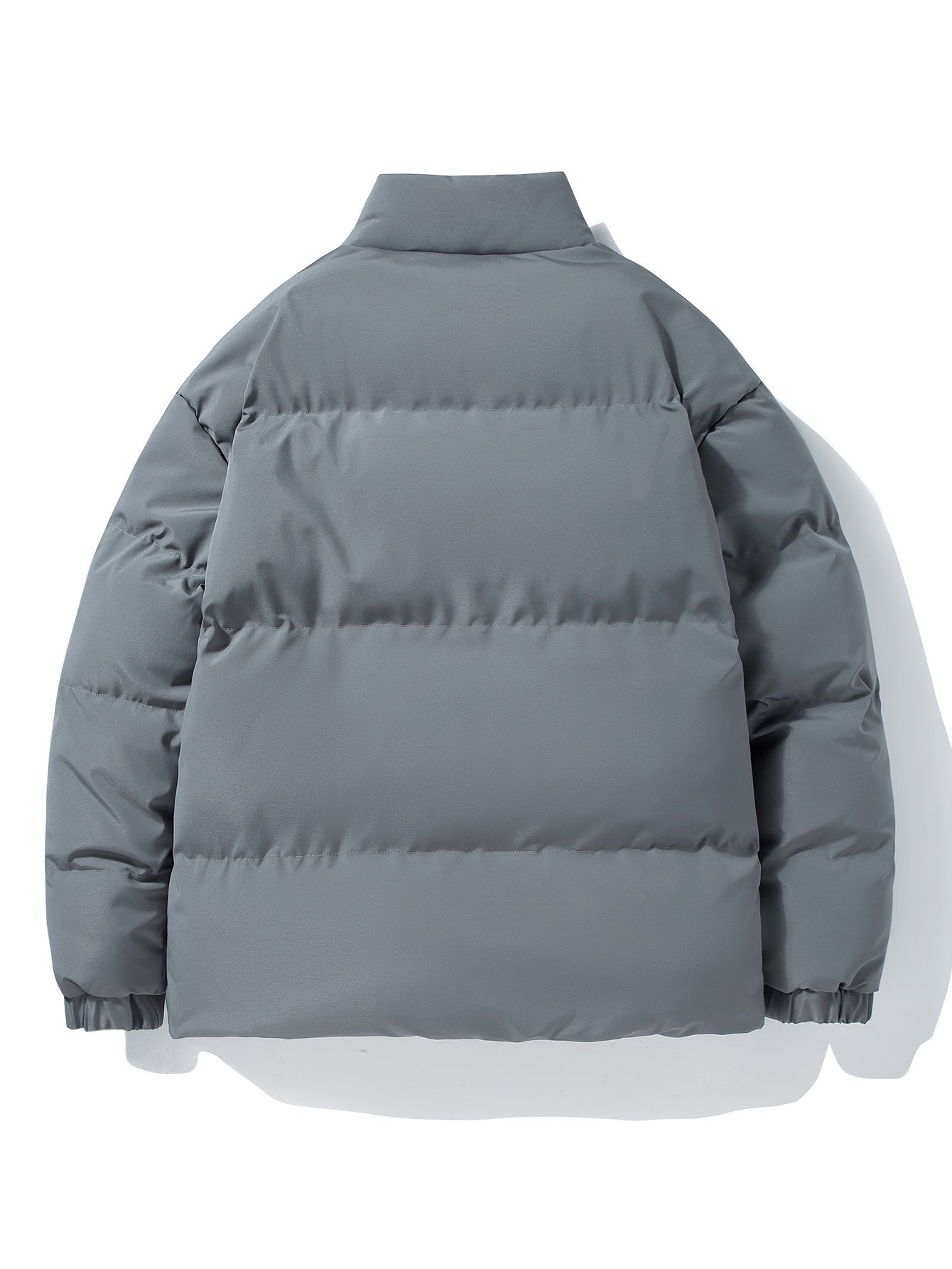 Visconte | Heren Winterjas | Japans Fleece gevoerde zip-up jas, opstaande kraag, warme herfst/winter coat