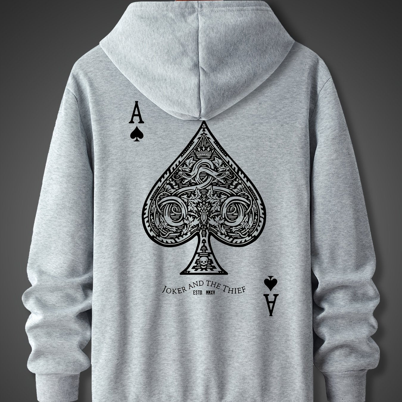 Pullover Hoodie met Geometrisch Design Heren | Regular fit | Polyester stof - Zak met details - Sportief en stijlvol