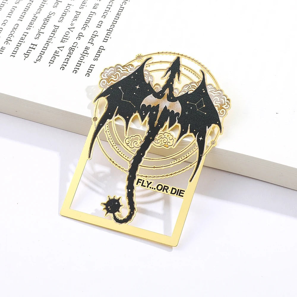 Metal Bookmark Pin Fourth Wing