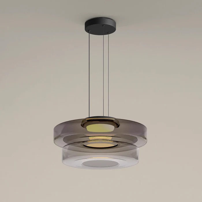 Glaspendellamp in Bauhaus-stijl