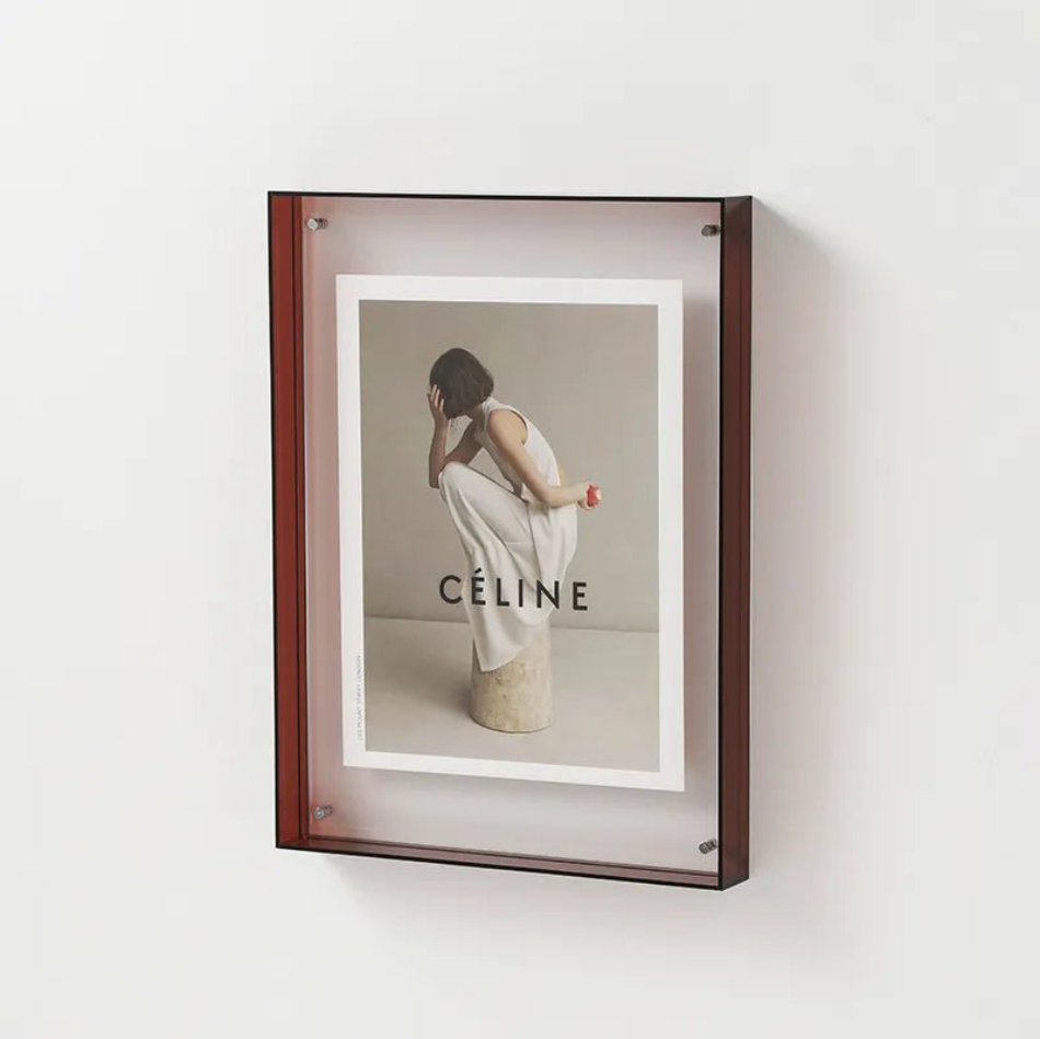 ListingFrame | Decoratief Fotolijstje van Levendig Gekleurd Transparant Acryl