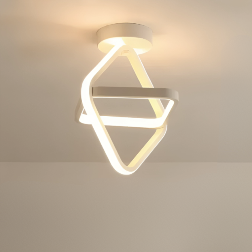 Moderne LED Plafondlamp - 2 Ringen Creatief Ontwerp