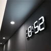 Nyvox | Futuristische LED Wandklok met 3D Technologie | Moderne Digitale Tijdsweergave voor Woonkamer en Kantoor | Eenvoudige Bediening | Stijlvolle Muurdecoratie | Minimalistisch Design | Display Digitaal