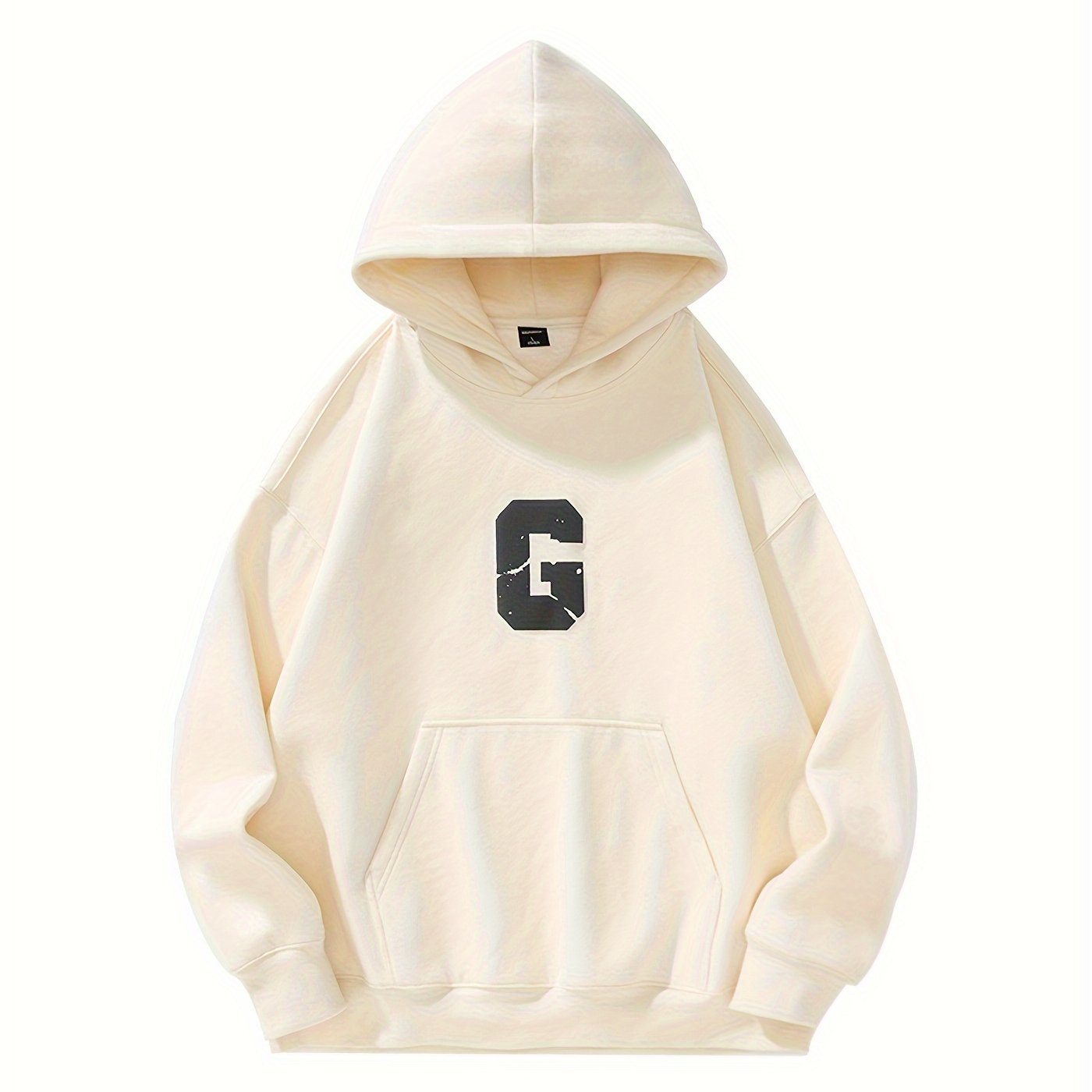 Golf Cross™ | Casual Hoodie met Contrast Letterprint Heren | Loose fit | Comfortabel katoen - Lange mouwen - Geschikt voor Herfst/Winter