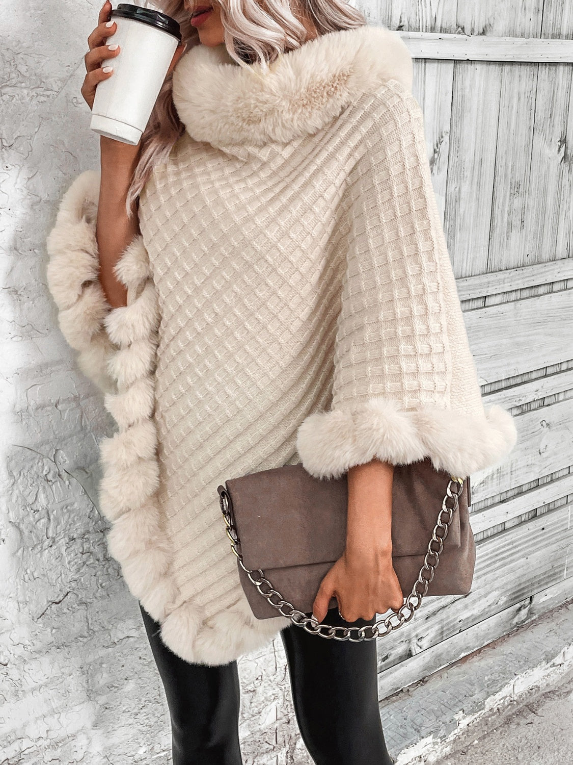 Top dames - Winter Poncho