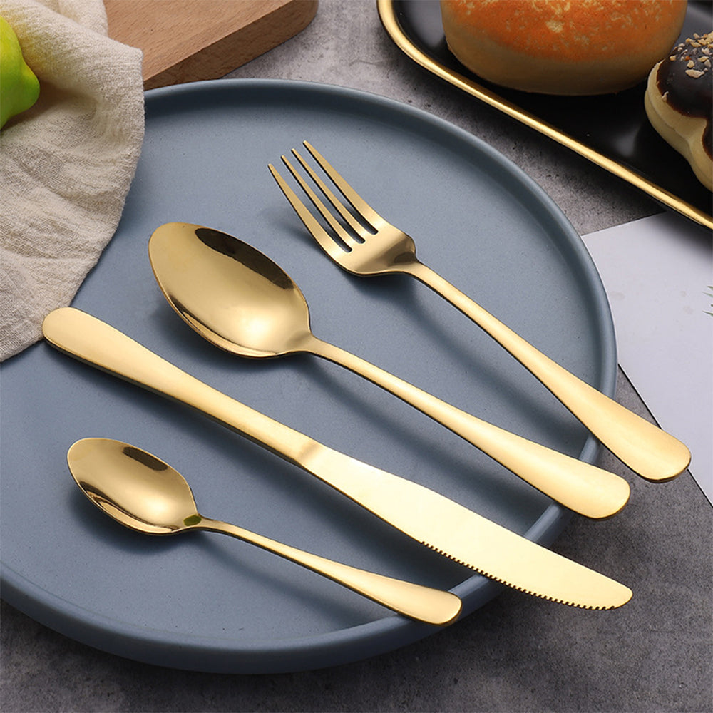 Beverly™ Bestek Dinerset | Luxe 24-Delige Tafelbestek Set voor 6 Personen
