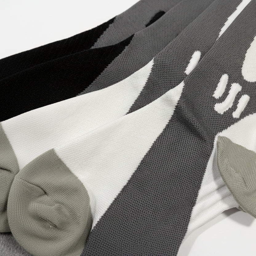Visconte | Compressiekousen | Ademend stretch materiaal, sport compressie sokken, ondersteuning voor kuiten en dagelijks gebruik