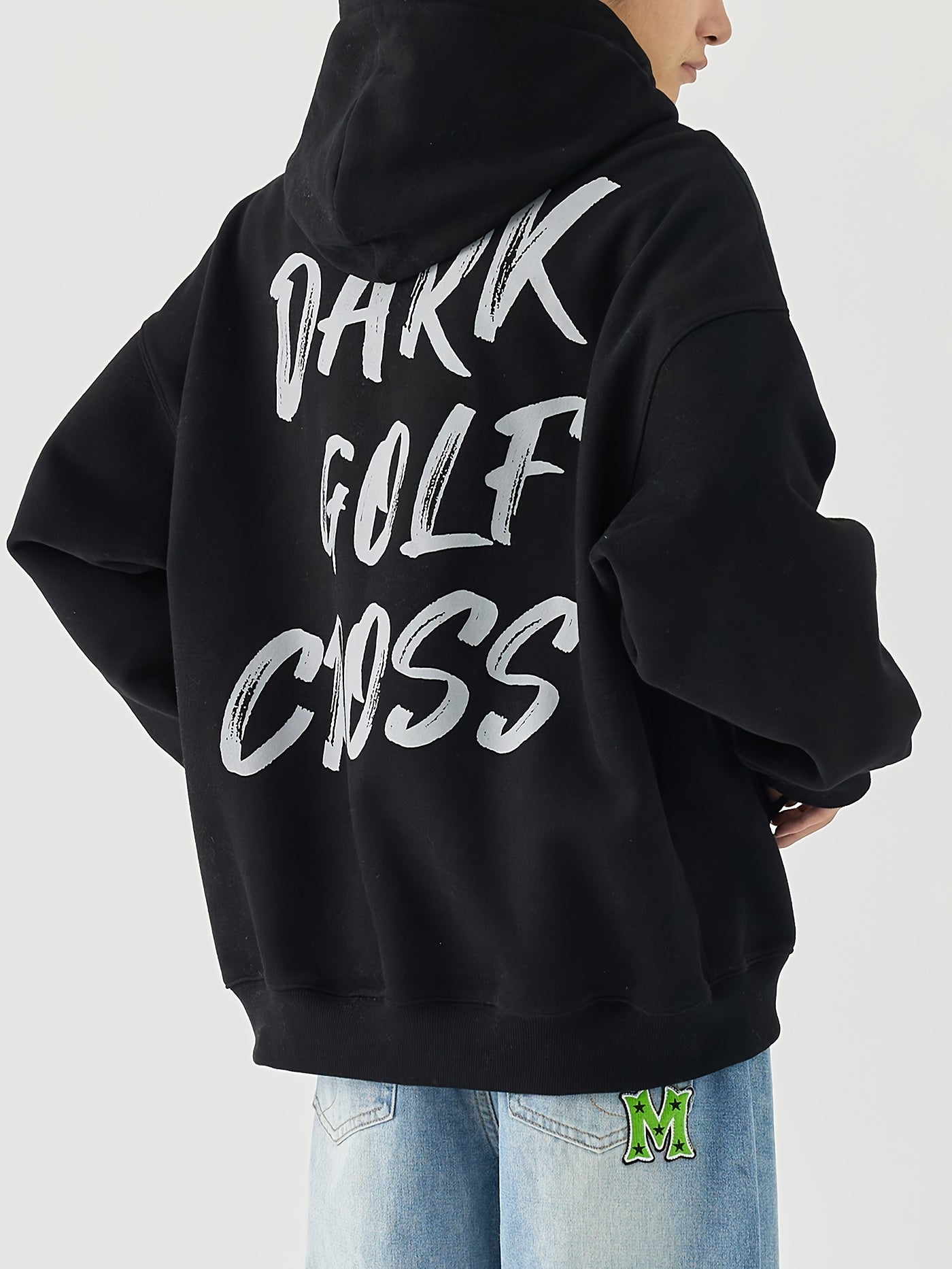 Golf Cross™ | Hoodie met Graphic Print Heren | Regular fit | Kangaroezak - Lichte katoenmix - Ideaal voor buitenactiviteiten